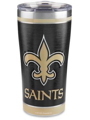 Logo New Orleans Saints Colorblock 16 oz Stainless Curved Tumbler