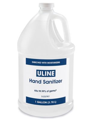 Gel sanitizer in square bottle - 1.7 oz.