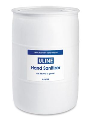Uline Gel Hand Sanitizer 55 Gallon Drum S23798 Uline
