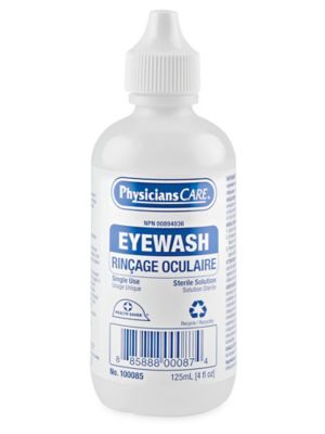 Solution saline à usage unique – 8 oz S-23835 - Uline