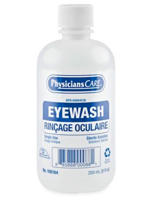 Solution saline à usage unique – 8 oz S-23835 - Uline