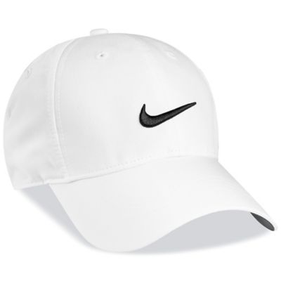 Claire Feat blozen Nike Swoosh Hat - White S-23861W - Uline