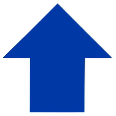 Mighty Line&reg; Deluxe Safety Tape Shapes - 5 1/2", Arrow, Blue S-23870BLU