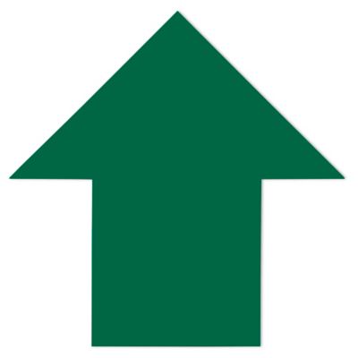 Mighty Line&reg; Deluxe Safety Tape Shapes - 5 1/2", Arrow, Green S-23870G