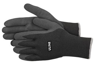 Uline Durarmor&trade; Ice Thermal Nitrile Coated Cut Resistant Gloves - Black, XL S-24002BL-X