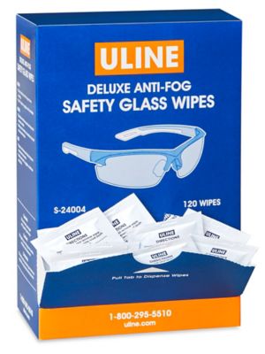 Uline Anti-Fog Safety Glass Wipes S-24004 - Uline