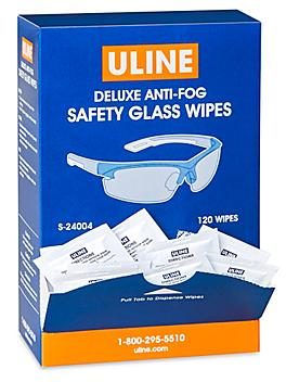 Uline Anti-Fog Safety Glass Wipes S-24004