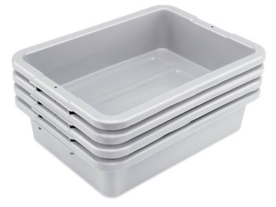 Caja de Plástico para Zapatos - 13 x 8 x 5, 6 Cuartos de Galón, 33 x 20 x  13 cm S-15402 - Uline