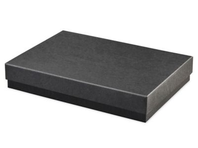 Jewelry Boxes - 5 1/4 x 3 3/4 x 7/8", Black Matte S-24027