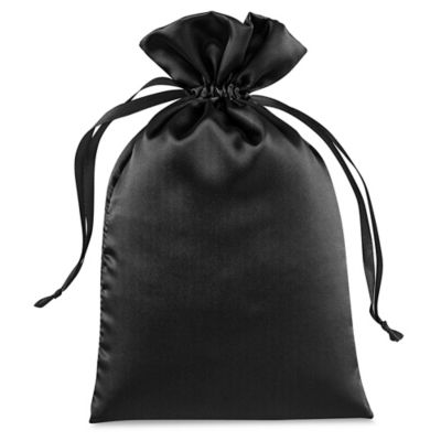 Satin Bags - 6 x 10", Black S-24041BL