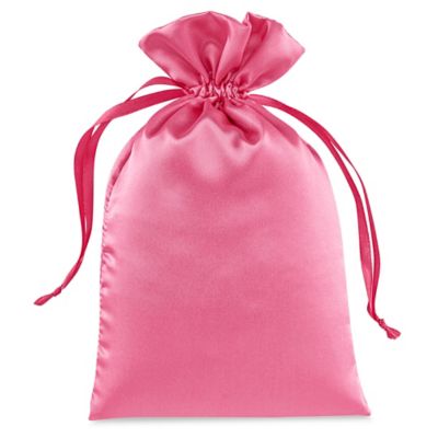 Satin on sale drawstring bag