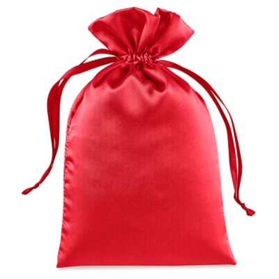 Satin Bags - 6 x 10", Red S-24041R