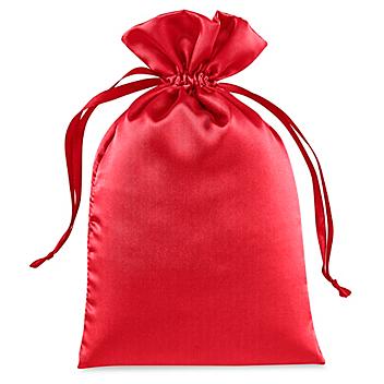 Satin Bags - 6 x 10", Red S-24041R