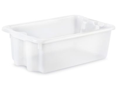 48ea - 3 x 3 Round PVC Containers with Cap - 10 Mil Thick by Paper Mart, Clear