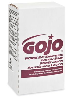 GOJO&reg; E-2 Sanitizing Lotion Soap Refill Box - 2,000 mL S-24055