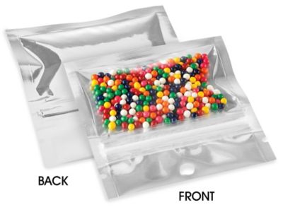 Flat Barrier Pouches - 3 x 3", Silver Back S-24058SILB