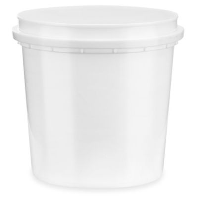 Plastic Pail - 5 Gallon, Green S-7914G - Uline