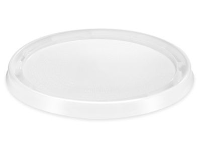 Standard Lid for 1 Quart Plastic Pail - White