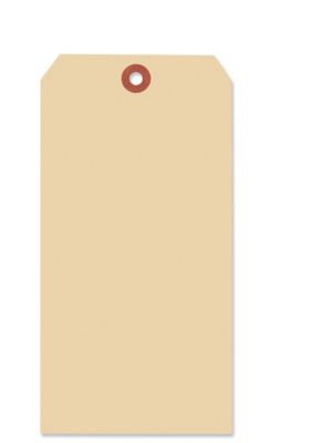  Étiquettes d'expédition en papier manille – N° 11, 7 1/2 x 3 3/4 po