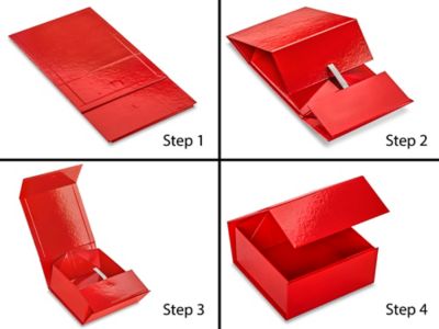 Magnetic Gift Boxes - High Gloss, 6 x 6 x 2 3/4