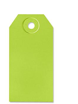 Shipping Tags - #2, 3 1/4 x 1 5/8", Green S-2411G