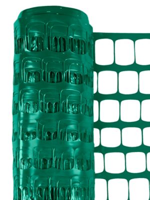 Safety Fence - Heavy Duty, 6 x 100', Green S-24124G