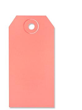 Shipping Tags - #3, 3 3/4 x 1 7/8", Pink S-2412P