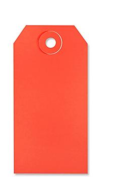 Shipping Tags - #3, 3 3/4 x 1 7/8", Red S-2412R