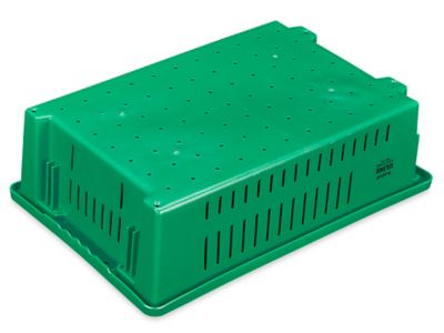 Ventilated Stack and Nest Container - 20 x 13 x 6