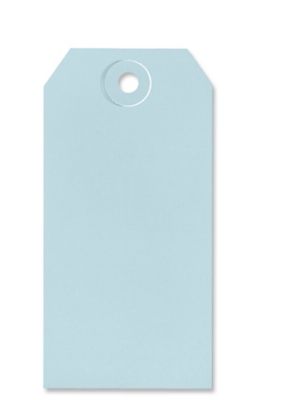 Shipping Tags - #4, 4 1/4 x 2 1/8", Light Blue S-2413LB