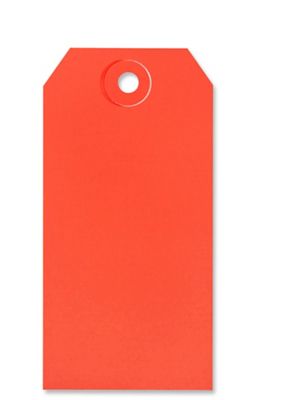 Shipping Tags - #4, 4 1/4 x 2 1/8", Red S-2413R