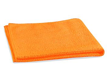 Uline Microfiber General Purpose Towels - Orange S-24144
