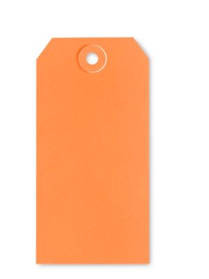 Shipping Tags - #5, 4 3/4 x 2 3/8", Orange S-2414O