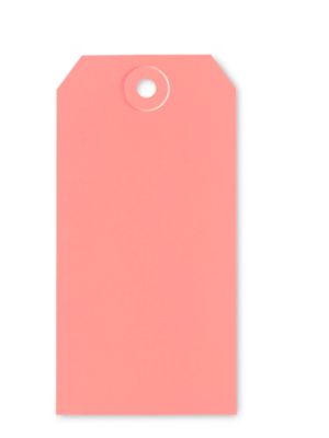 Shipping Tags - #5, 4 3/4 x 2 3/8", Pink S-2414P