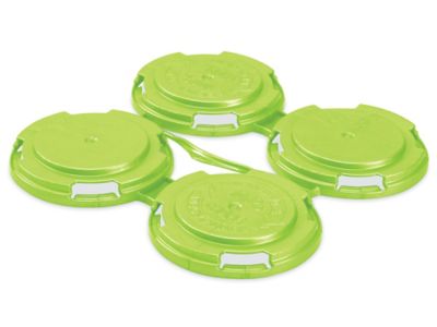Rigid Can Carriers 4Pack, Lime S24159LIME Uline