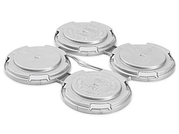 Rigid Can Carriers - 4-Pack, Silver S-24159SIL