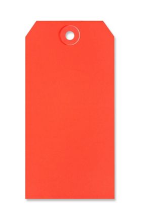 Shipping Tags - #6, 5 1/4 x 2 5/8", Red S-2415R