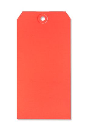Shipping Tags - #8, 6 1/4 x 3 1/8", Red S-2416R