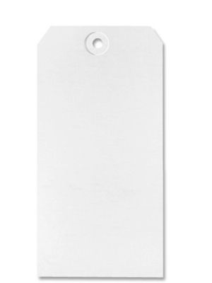 Shipping Tags - #8, 6 1/4 x 3 1/8", White S-2416W