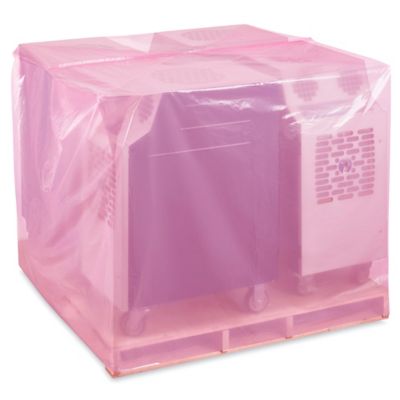 Protektive Pak - 37822 Trash Receptacle Liner, Small, Pink, 26 x 24 IN, 10  GAL
