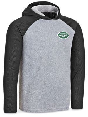 New York Jets Team Logo Grey Hoodie