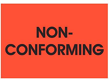 Inventory Control Labels - "Non-Conforming", 2 x 3" S-24209