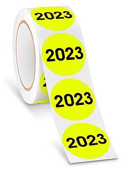 Year Inventory Labels - "2023", 2" S-24217