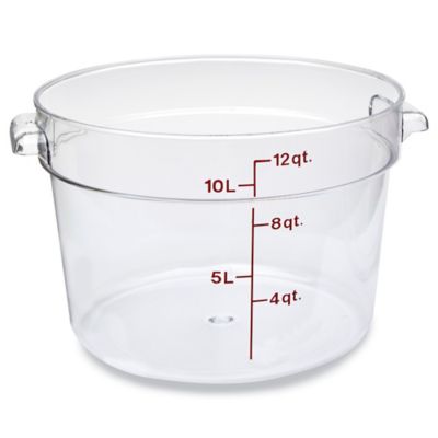 Cambro&reg; Round Food Storage Containers - 12 Quart S-24253
