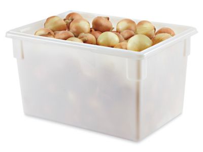 Rubbermaid® Food Storage Boxes - 26 x 18 x 6, Clear S-21500 - Uline