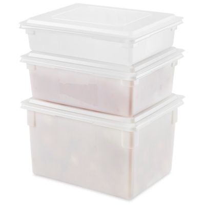 Rubbermaid 18 x 26 x 15 Clear Plastic Food Box