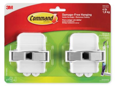 3M Mop and Broom Holder - Command Strips - Home Improvement 