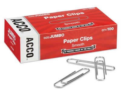 Office Depot Brand Paper Clips Pack Of 5 Jumbo Gold - ODP Business