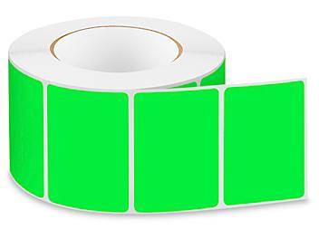 Removable Adhesive Rectangle Labels - 3 x 2"