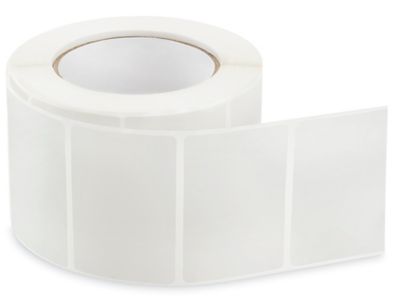 Removable Adhesive Rectangle Labels - Clear, 3 x 2 - ULINE - S-24299C